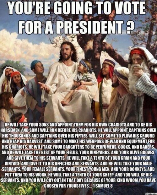 Jesus laying it down for the idiots