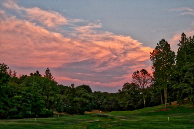 Golf Course Sunset