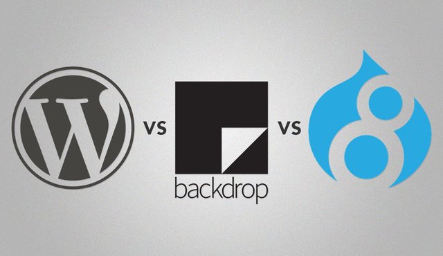 Drupal vs. Backdrop vs. Wordpress