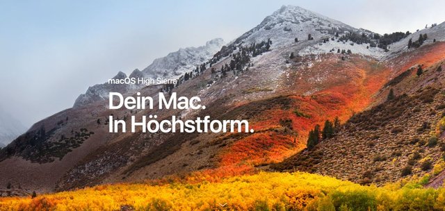 Apple macOS High Sierra