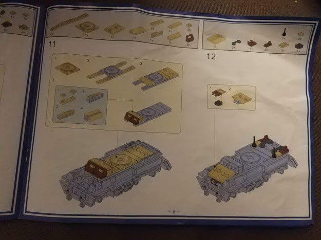 The Kazi lego Tank instructions