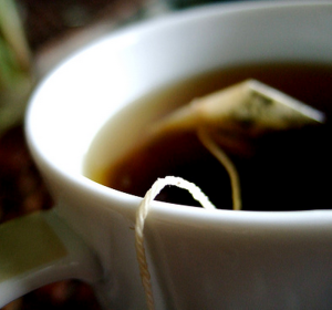 Chai tea Steeping in Marijuana tea
