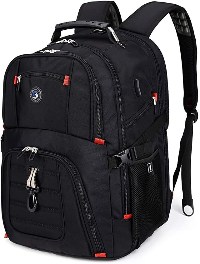 Extra Large 50L Travel Laptop Backpack with USB Charging Port Fit 17 Inch Laptops for Men Women Photo