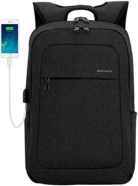 KOPACK Lightweight Laptop Backpack USB Port 15.6 Inch Business Slim Commute Travel Bag Picture