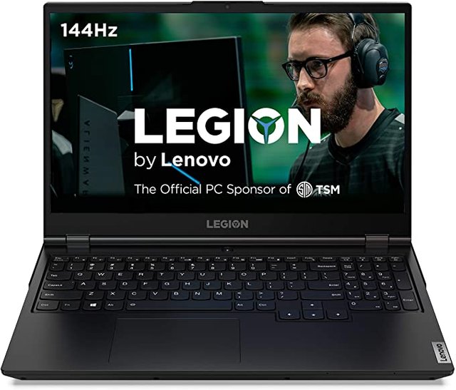 Lenovo Legion 5 Gaming Laptop, 15.6" FHD (1920x1080) IPS Screen, AMD Ryzen 7 4800H Processor, 16GB DDR4, 512GB SSD, NVIDIA GTX 1660Ti, Windows 10, 82B1000AUS, Phantom Black Picture