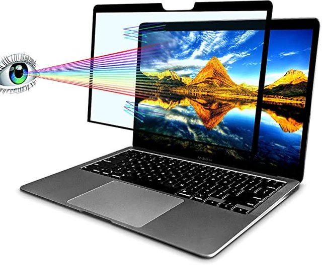 MacBook Pro 13 Inch Screen Protector, PYS Blue Light Screen Protector for MacBook Pro (2020~2021) and Air (2018~2020), to Prevent Eye Strain Effectively, an Easy to Install Upgrade Picture