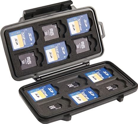 Pelican 0915 SD Memory Card Case (Black) Photo