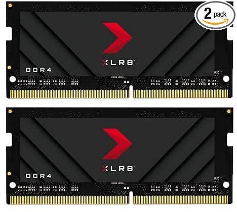 PNY 32GB (2X 16GB) XLR8 Gaming DDR4 3200MHz Notebook Memory – (MN32GK2D43200X)​ Picture