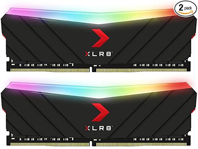 PNY 32GB (2x16GB) XLR8 Gaming Epic-X RGB DDR4 3600MHz Desktop Memory – (MD32GK2D4360018XRGB) Photo