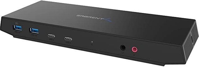 Sabrent USB Type-C Dual 4K Universal Docking Station with USB C Power Delivery (DS-WSPD) JPG