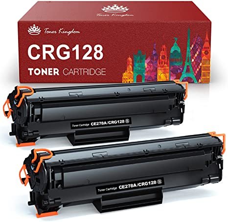 Toner Kingdom Compatible Toner Cartridge Replacement for Canon CRG128 ImageCLASS D530 MF4770n MF4890dw FAXPHONE L190 Printer (Black, 2-Pack) JPG