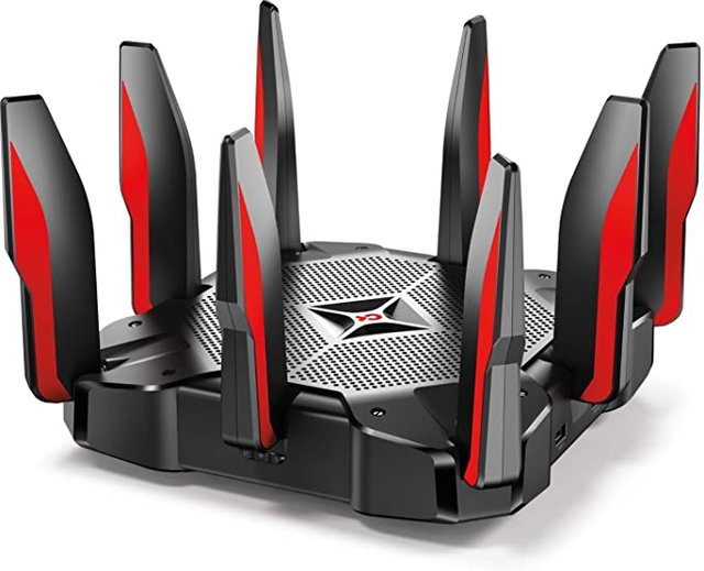 TP-Link AC5400 Tri Band WiFi Gaming Router(Archer C5400X) – MU-MIMO Wireless Router, 1.8GHz Quad-Core 64-bit CPU, Game First Priority, Link Aggregation, 16GB Storage, Airtime Fairness Picture