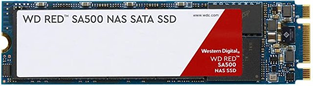 Western Digital 1TB WD Red SA500 NAS 3D NAND Internal SSD - SATA III 6 Gb/s, M.2 2280, Up to 560 MB/s - WDS100T1R0B JPG