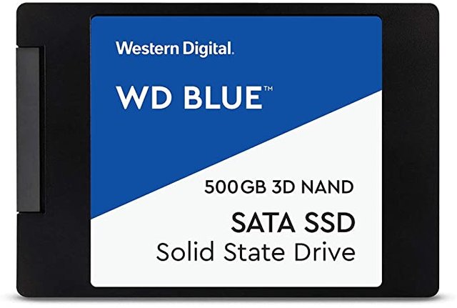 Western Digital WDBNCE5000PNC 2.5" 500GB Internal SSD Solid State Drive, Blue JPG