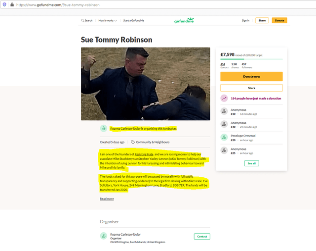 Roanna Using GoFundMe To raise Funds For Mike Stuchbery