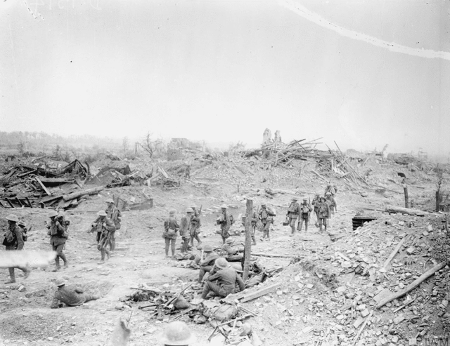 Irish Fighting Germans In Belgium