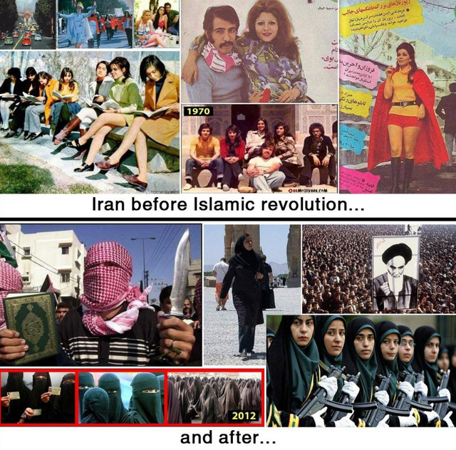 Iranians Before And After