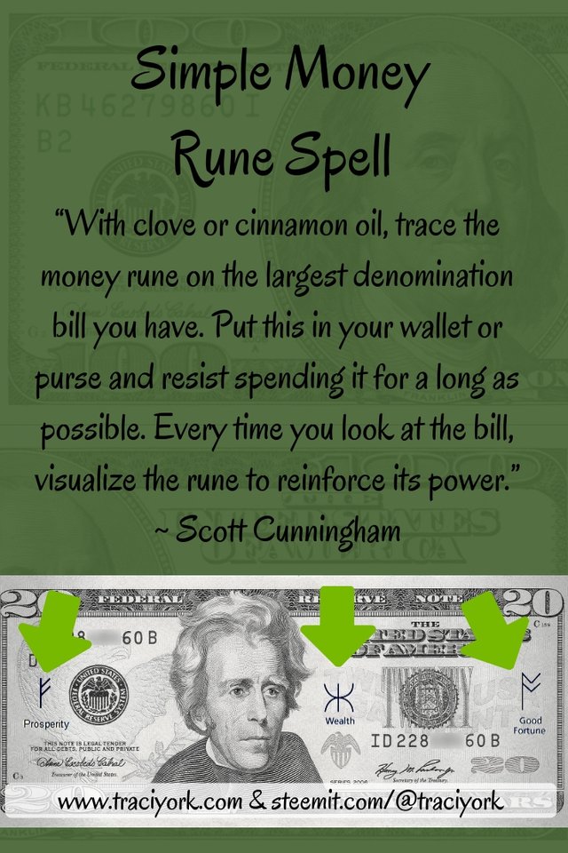  Money Rune Spell Scott Cunningham
