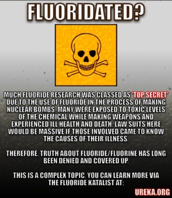 fluoridated warning