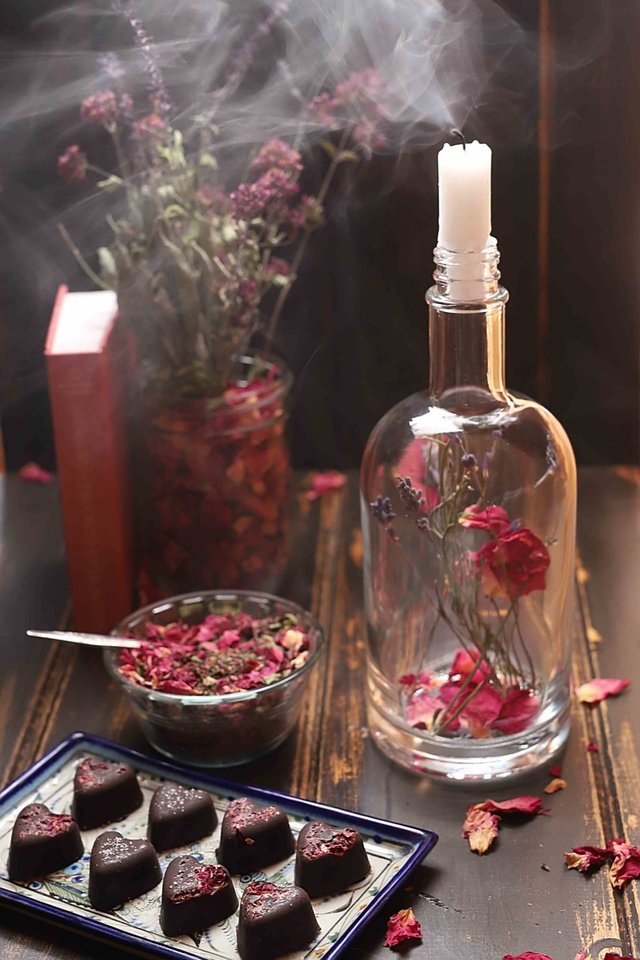 Dried Rose Petals Packaged With Love (Recipes Included)