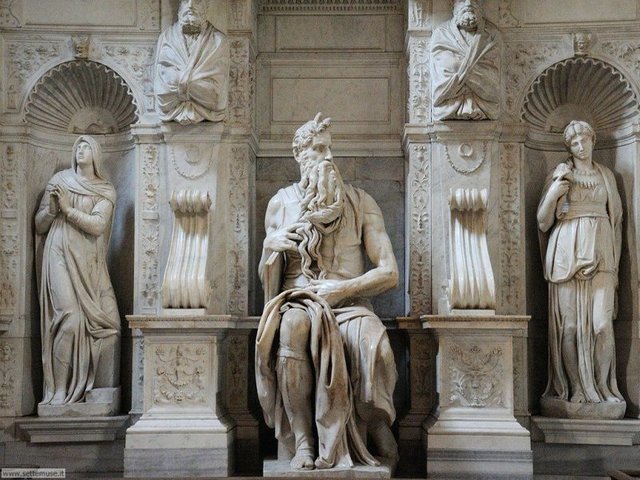 Michelangelo's Moses ile ilgili gÃ¶rsel sonucu