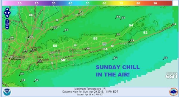 Long Island Rain Friday Some Sun Saturday Chilly Sunday