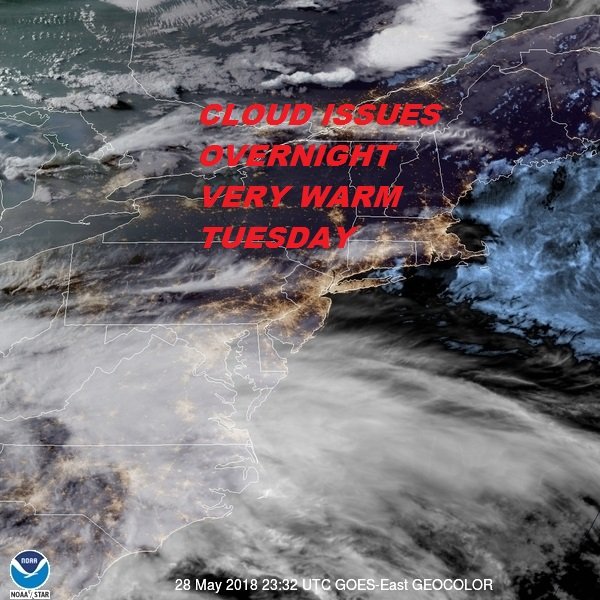 More Days of Onshore Flow Ahead After A Very Warm Tuesday