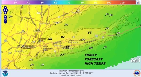 Low Humidity To Heat Humidity Beach Weather Coming This Weekend