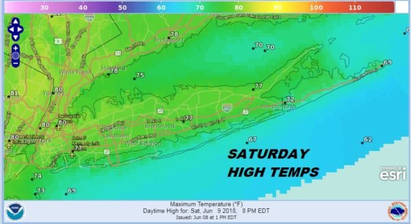 Weekend Weather Saturday Warmer Belmont Track Fast for Justify