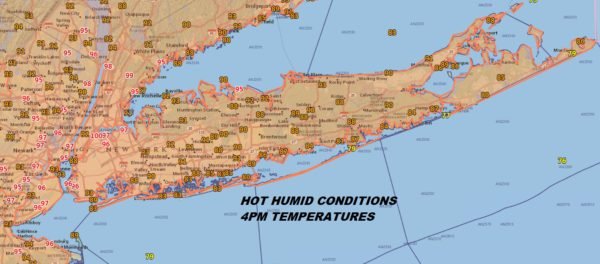 oppressive summer humidity