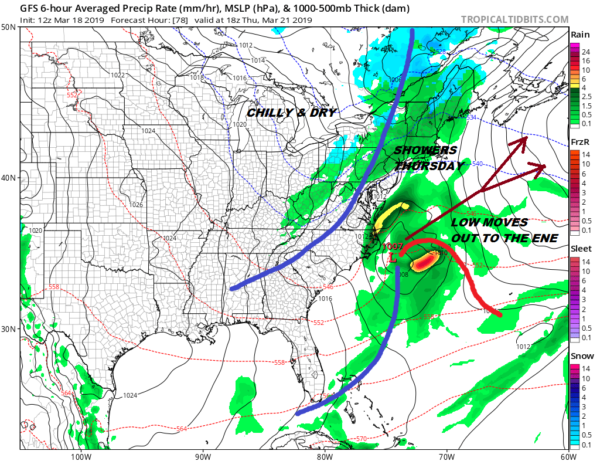 Skies Clear Tonight Sunshine Through Wednesday Showers Thursday