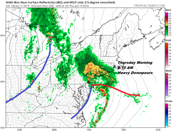 Downpours Thursday Morning Extra Time For Morning Commute Required