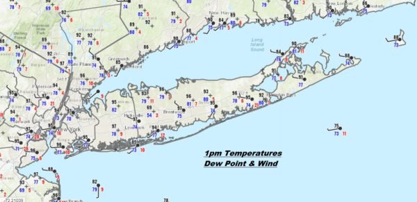 Long Island Heat Not As Extreme Break Comes Next Week