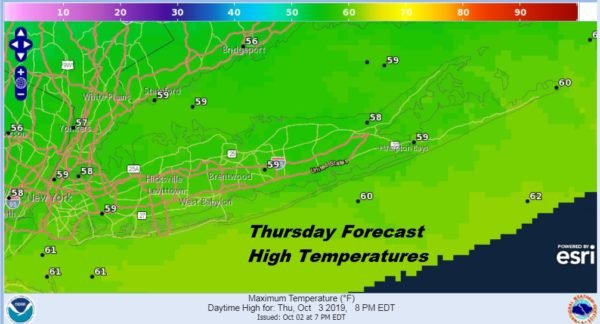 All Time Record October High Temperature Tied At Islip