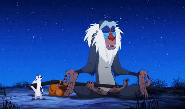 Rafiki meditando