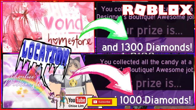 Roblox Gameplay Royale High Halloween Event 2 Homestores Vond And Kiouhei S Homestore For Diamonds Candy Locations Dclick