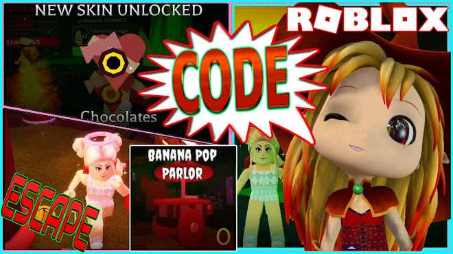 Roblox Gameplay Banana Eats New Code And Escaping The New Banana Pop Parlor Map Dclick - roblox banana skin
