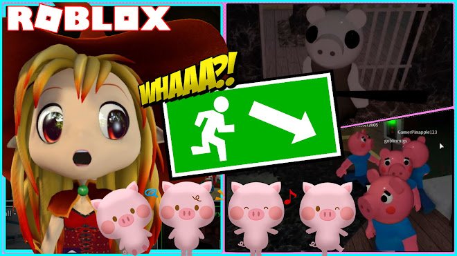 Roblox Gameplay Piggy Escaped The Distorted Memory Map They Cloned George Pig Dclick - piggy roblox skins george