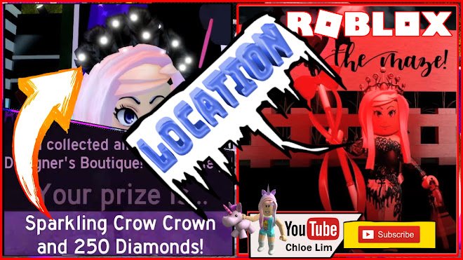 Roblox Gameplay Royale High Halloween Event Sparklings Maze Homestore Sparkly Crow Crown All Candy Locations Dclick - roblox royale high girl roblox halloween costume