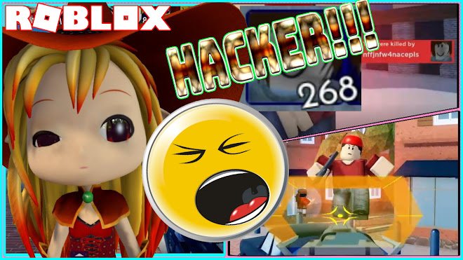 Roblox Gameplay Arsenal Hacker And Exploiter Ruining The Game Dclick