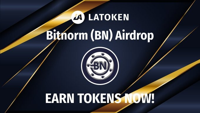 Bitnorm Bn X Latoken Get A Share Of Bn Tokens Worth Usdt Dclick
