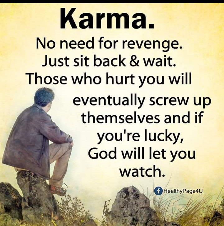 Karma No Need For Revenge Steemit