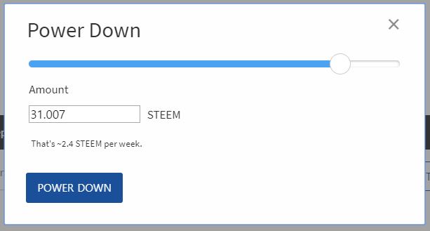 스팀 파워다운 (STEEM Power Down) 결과보고(수정내용있음)