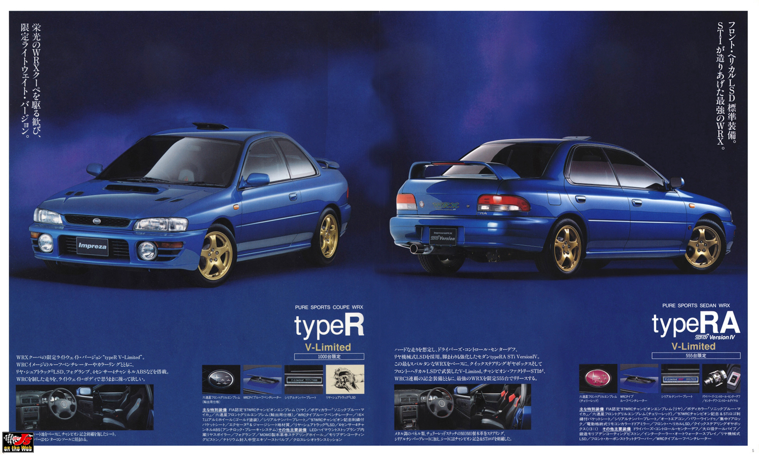 Subaru Impreza Wrx Sti Type R Type Ra Brocure 1998 Steemit Subaru Impreza Wrx Sti Type R Type Ra Brocure 1998 Steemit