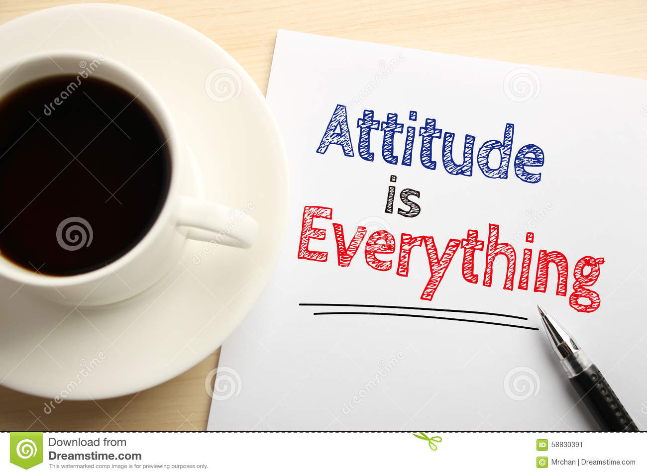 attitude-everything-text-written-white-paper-pen-cup-coffee-aside-58830391.jpg