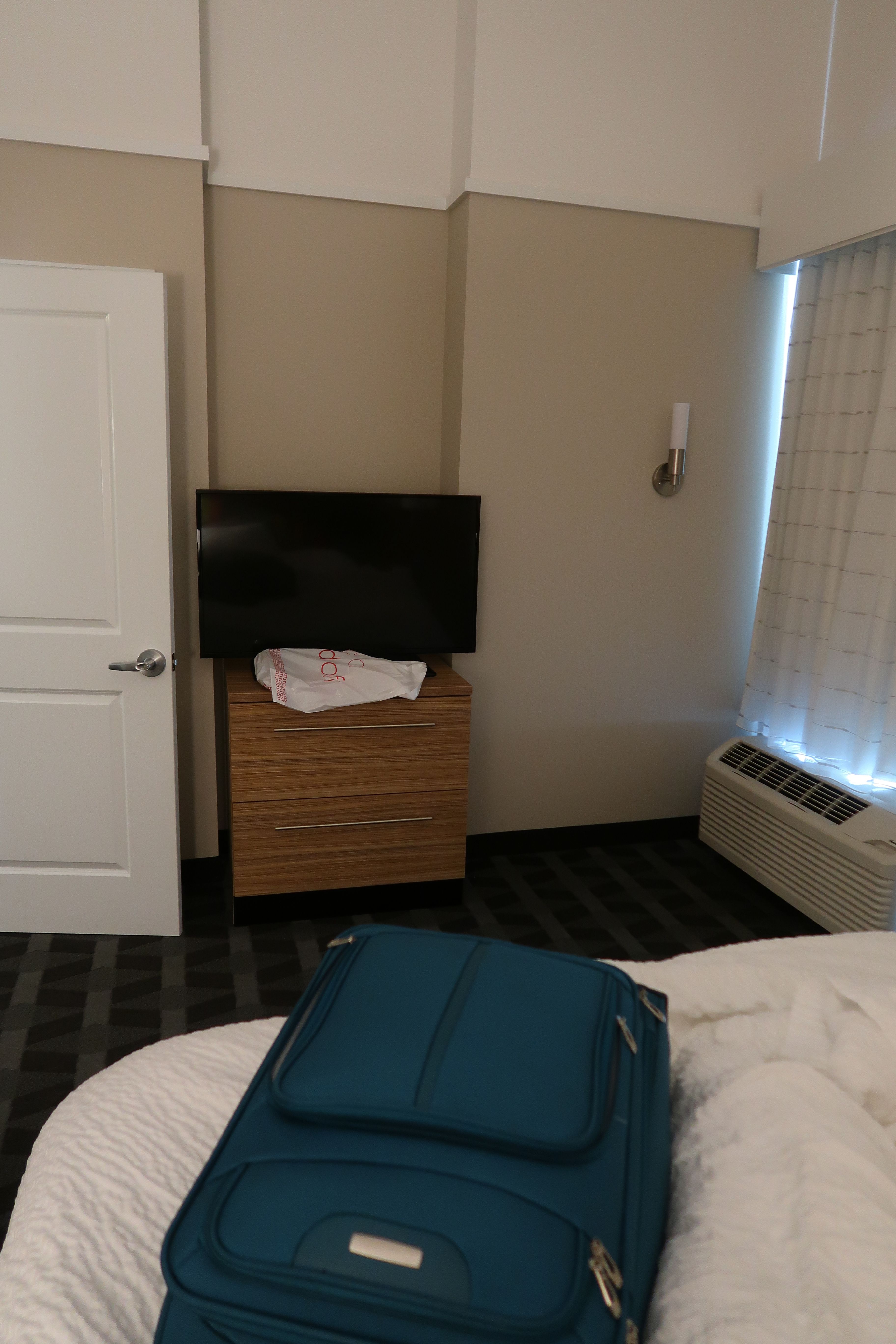 Bedroom TV Towneplace Suites Marriott in Auburn, Alabama!.JPG