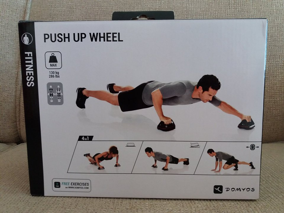 domyos push up wheel exercises