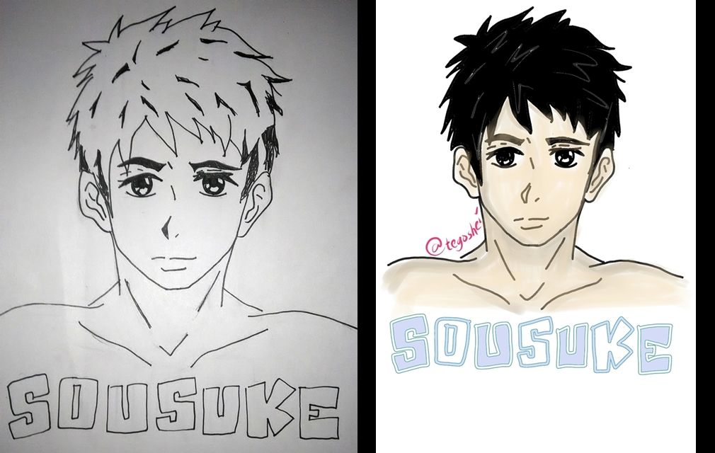 Digi Arts Practice SOUSUKE YAMAZAKI fanart Steemit