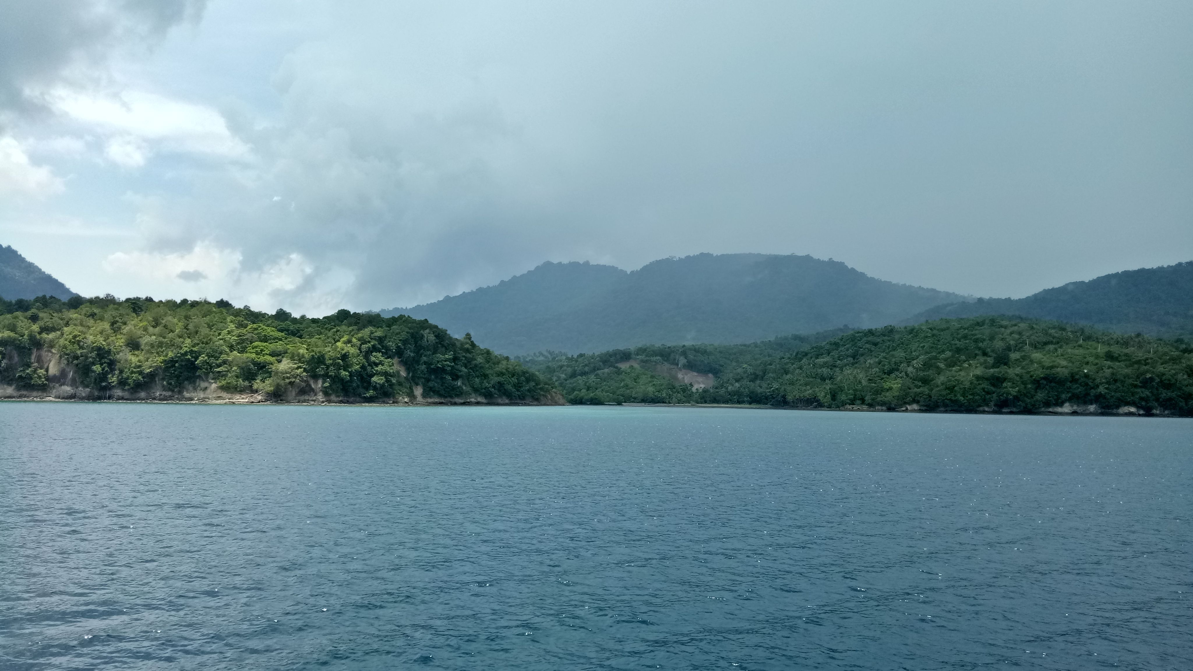 Pemandangan Di Tengah Laut Ketika Mengarungi Ke Pulau Sabang