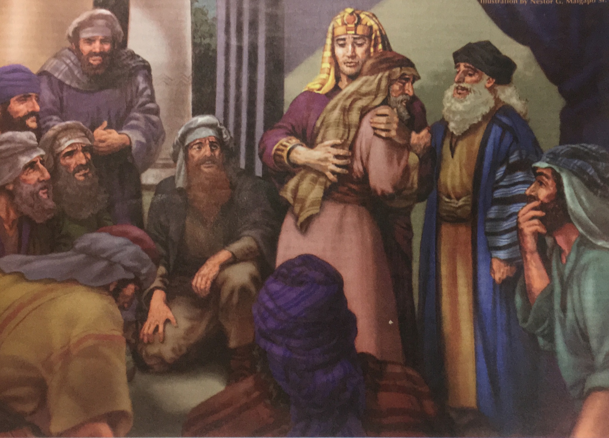 Joseph reassures his brothers.jpg